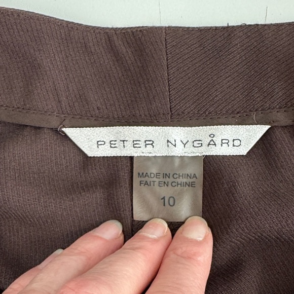 Peter Nygard Classic Brown Trousers - Picture 7 of 11